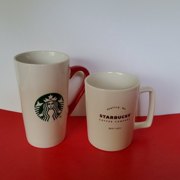 Lot of two Starbucks coffee mugs 2016,and 2020
